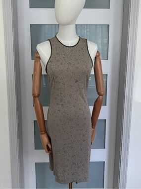 VTG Nicole Miller Backless Glitter Mini Dress